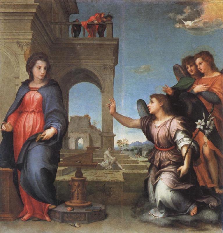 Andrea del Sarto The Annunciation France oil painting art
